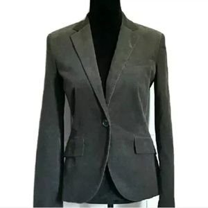 Zara Basics Fine Corduroy Fitted Blazer